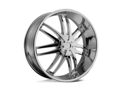 HELO HE868 Chrome Wheel; 20x8.5; 38mm Offset (99-04 Jeep Grand Cherokee WJ)