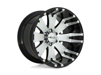 HELO HE917 Gloss Black Machined Wheel; 20x10 (11-21 Jeep Grand Cherokee WK2)