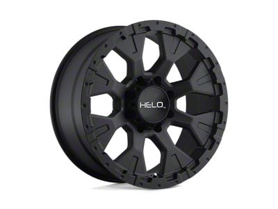 HELO HE878 Satin Black Wheel; 17x9; -12mm Offset (87-95 Jeep Wrangler YJ)