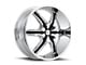 HELO HE891 Chrome Wheel; 20x8.5; 35mm Offset (97-06 Jeep Wrangler TJ)