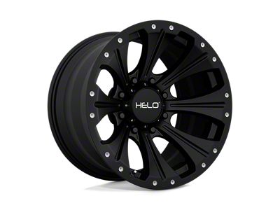 HELO HE901 Satin Black Wheel; 17x9 (07-18 Jeep Wrangler JK)