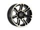 HELO HE904 Satin Black Machined Dark Tint Wheel; 17x9; 0mm Offset (07-18 Jeep Wrangler JK)