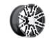 HELO HE835 Gloss Black Machined 6-Lug Wheel; 17x8; 0mm Offset (2024 Tacoma)