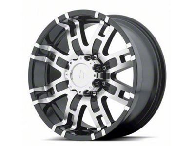 HELO HE835 Gloss Black Machined 6-Lug Wheel; 20x9; 18mm Offset (16-23 Tacoma)