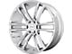 HELO HE918 Chrome 6-Lug Wheel; 20x9; 15mm Offset (17-24 Titan)