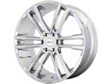 HELO HE918 Chrome 6-Lug Wheel; 20x9; 30mm Offset (17-24 Titan)