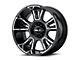 HELO HE914 Gloss Black Machined 6-Lug Wheel; 20x10; -18mm Offset (16-24 Titan XD)