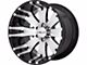 HELO HE917 Gloss Black Machined 6-Lug Wheel; 20x10; -18mm Offset (16-24 Titan XD)