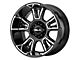 HELO HE914 Gloss Black Machined 6-Lug Wheel; 20x10; -18mm Offset (22-24 Tundra)