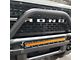 Heretic Studios 20-Inch LED Light Bar with Bumper Mounting Kit; Spot Beam; Amber Lens (21-24 Bronco)