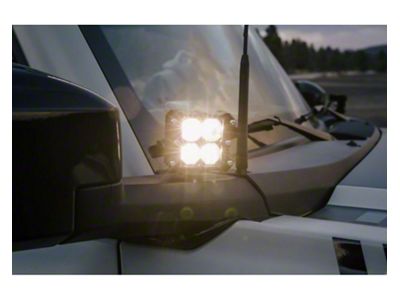 Heretic Studios LED Ditch Light Kit; Spot Beam; Clear Lens (21-24 Bronco)