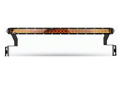 Heretic Studios 30-Inch LED Light Bar with Behind the Grille Mounting Brackets; Combo Beam; Amber Lens (16-23 Tacoma)