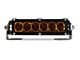 Heretic Studios 6-Inch Amber LED Light Bar; Spot Beam (Universal; Some Adaptation May Be Required)