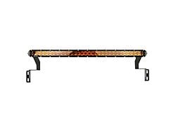 Heretic Studios 30-Inch LED Light Bar with Behind the Grille Mounting Brackets; Combo Beam; Amber Lens (14-21 Tundra)