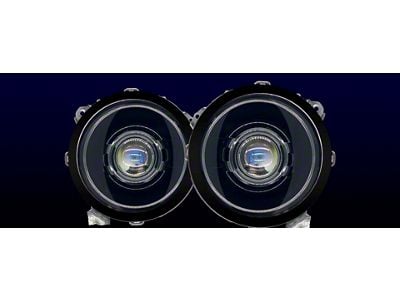 HID Projectos 9-Inch Expedition Series LED Headlights; Black Housing; Clear Lens (18-24 Jeep Wrangler JL)