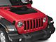 SEC10 Hood Decal; Gloss Black (18-24 Jeep Wrangler JL, Excluding Rubicon)