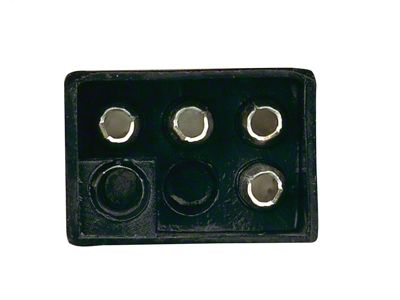 5-Pole Round Vehicle End Connector