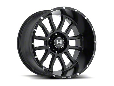 Hostile Gauntlet Asphalt 6-Lug Wheel; 20x9; 0mm Offset (03-09 4Runner)