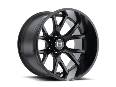 Hostile Rage Asphalt 6-Lug Wheel; 20x9; 0mm Offset (03-09 4Runner)