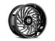 Hostile Twister Blade Cut 6-Lug Wheel; 22x12; -44mm Offset (03-09 4Runner)