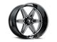 Hostile Venom Blade Cut 6-Lug Wheel; 20x9; 0mm Offset (03-09 4Runner)