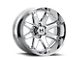 Hostile Alpha Armor Plated 6-Lug Wheel; 20x10; -19mm Offset (04-15 Titan)