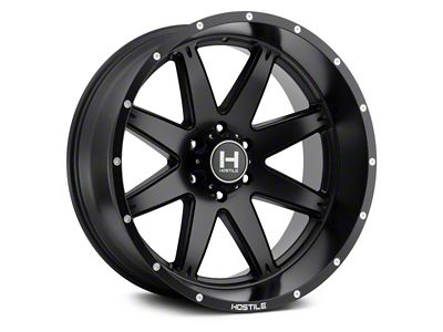 Hostile Alpha Asphalt 6-Lug Wheel; 22x10; -25mm Offset (04-15 Titan)