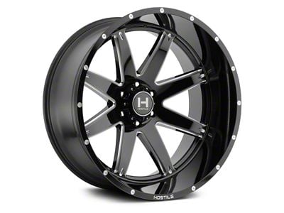 Hostile Alpha Blade Cut 6-Lug Wheel; 20x12; -44mm Offset (04-15 Titan)