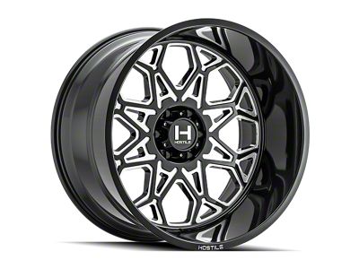 Hostile Anvil Blade Cut 6-Lug Wheel; 20x9; 12mm Offset (04-15 Titan)