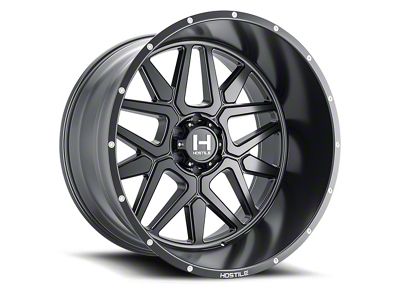 Hostile Diablo Asphalt 6-Lug Wheel; 20x9; 12mm Offset (04-15 Titan)