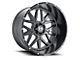 Hostile Diablo Asphalt 6-Lug Wheel; 24x12; -44mm Offset (04-15 Titan)