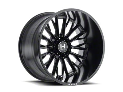 Hostile Fury Asphalt 6-Lug Wheel; 20x9; 0mm Offset (04-15 Titan)