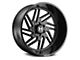 Hostile Jigsaw Asphalt 6-Lug Wheel; 20x10; -19mm Offset (04-15 Titan)