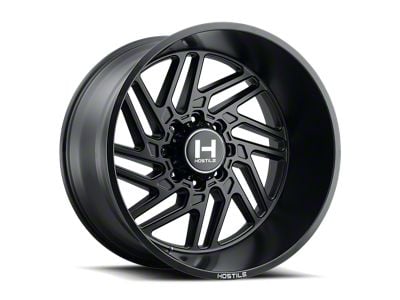 Hostile Jigsaw Asphalt 6-Lug Wheel; 20x12; -44mm Offset (04-15 Titan)