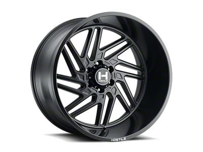 Hostile Jigsaw Asphalt 6-Lug Wheel; 20x9; 0mm Offset (04-15 Titan)