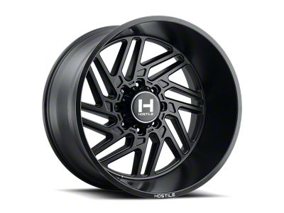 Hostile Jigsaw Asphalt 6-Lug Wheel; 22x12; -44mm Offset (04-15 Titan)