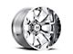 Hostile Rage Armor Plated 6-Lug Wheel; 24x14; -76mm Offset (04-15 Titan)