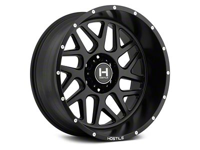 Hostile Sprocket Asphalt 6-Lug Wheel; 22x10; -25mm Offset (04-15 Titan)