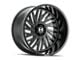 Hostile Syclone Asphalt 6-Lug Wheel; 24x14; -76mm Offset (04-15 Titan)