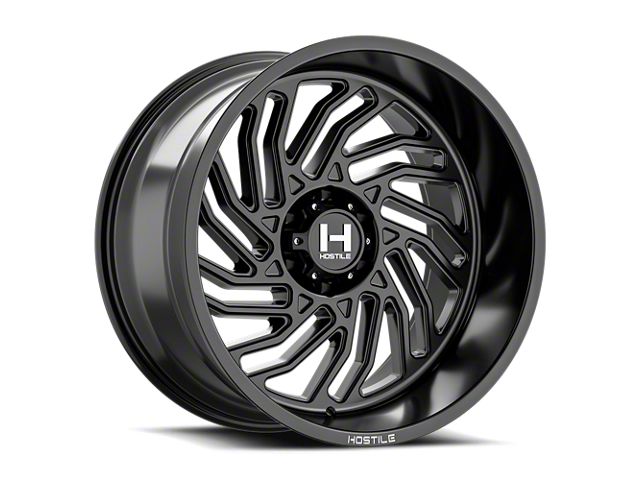 Hostile Twister Asphalt 6-Lug Wheel; 20x9; 12mm Offset (04-15 Titan)