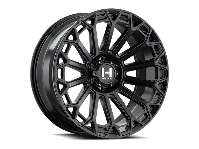 Hostile Warrior Asphalt 6-Lug Wheel; 20x9; 0mm Offset (04-15 Titan)