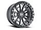 Hostile Crandon Asphalt 6-Lug Wheel; 17x9; -12mm Offset (05-15 Tacoma)