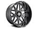 Hostile Diablo Asphalt 6-Lug Wheel; 20x10; -19mm Offset (05-15 Tacoma)