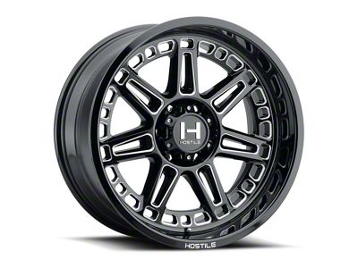 Hostile Lunatic Blade Cut 6-Lug Wheel; 24x14; -76mm Offset (05-15 Tacoma)