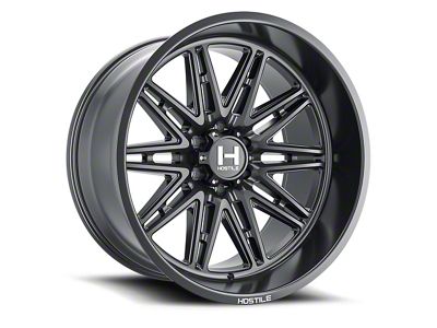 Hostile Maniac Asphalt 6-Lug Wheel; 24x14; -76mm Offset (05-15 Tacoma)