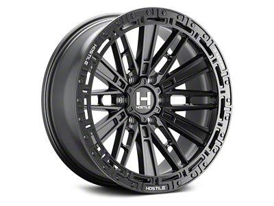 Hostile Mojave Asphalt 6-Lug Wheel; 17x9; 0mm Offset (05-15 Tacoma)