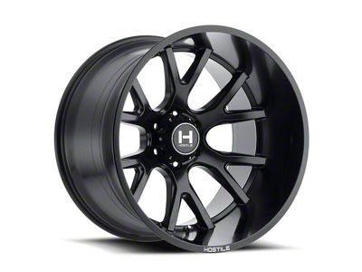 Hostile Rage Asphalt 6-Lug Wheel; 20x12; -44mm Offset (05-15 Tacoma)