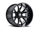 Hostile Rage Asphalt 6-Lug Wheel; 22x14; -76mm Offset (05-15 Tacoma)