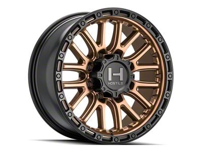 Hostile Ridgecrest Bronze 6-Lug Wheel; 17x9; -12mm Offset (05-15 Tacoma)