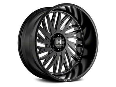 Hostile Syclone Asphalt 6-Lug Wheel; 22x10; -25mm Offset (05-15 Tacoma)